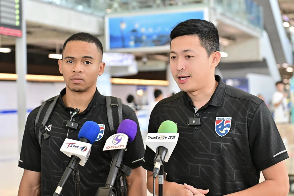 Bộ đôi pivo Suphawut Thueanklang (phải) và Muhammad Osamanmusa không tham dự Giải futsal Đông Nam Á 2024. 